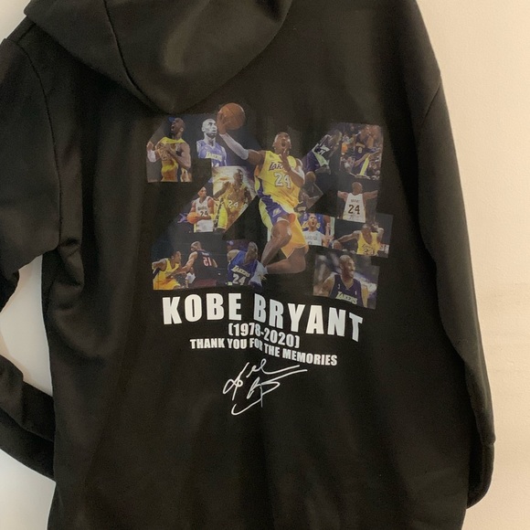 Kobe Bryant ( thanks for the memories) black unisex hoodie size 4XL - Picture 5 of 11